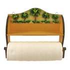 KMC TROPICAL PALM TREE WALL PAPER TOWEL HOLDER