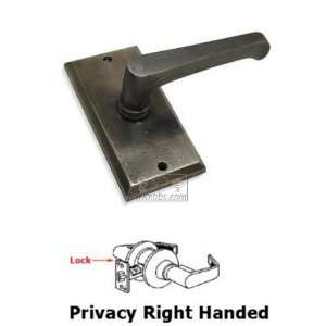     privacy right handed squared lever with rectan