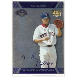  Signers Dual Blue #94 Daisuke Matsuzaka (RC) Dice K Boston Red Sox 