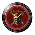 BDI Laguna Disney Pirates of the Caribbean 12 Neon Wall Clock