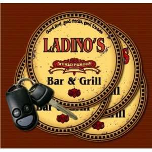 LADINOS Family Name Bar & Grill Coasters  Kitchen 