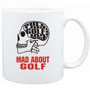  New  Mad About Golf / Skull  Mug Sports