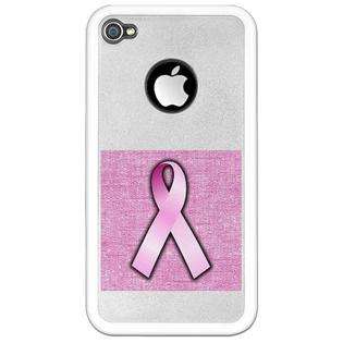 Artsmith Inc iPhone 4 Clear Case Breast Cancer Pink Ribbon at  