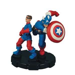    HeroClix Cap and Bucky # 60 (Unique)   Avengers Toys & Games