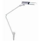 Lite Source Mobil Reading Lamp with Clamp in Silver and Black