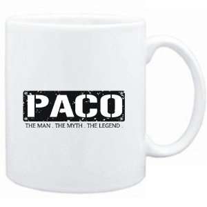  Mug White  Paco  THE MAN   THE MYTH   THE LEGEND  Male 