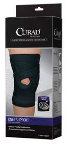 Curad Adjustable Neoprene J Shaped Knee Brace Support  