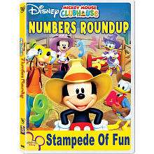 Mickey Mouse Clubhouse Mickeys Numbers Round Up DVD   Walt Disney 