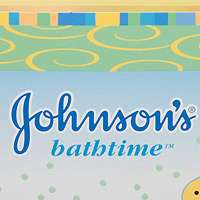 Shower baby with the comfort of Johnsons products