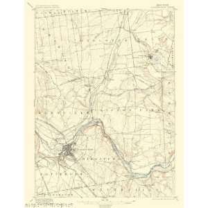  USGS TOPO MAP SCHENECTADY QUAD NEW YORK (NY) 1898