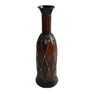  27.5 ht Metal Bottles Vases Home Decor Accent Jar Rustic 