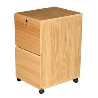   Furniture Northfield 2 Drawer Lateral Wood File Cabinet in Dakota Oak