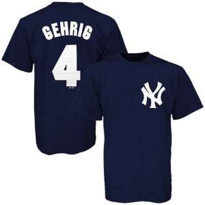  York Yankees Lou Gehrig Big and Tall Jersey T Shirt