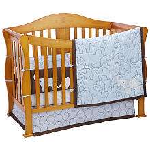 Carters Blue Elephant 4 Piece Crib Bedding Set   Carters   BabiesR 