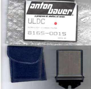 NEW Anton Bauer UL DC Dichroic Filter ULDC Ultralight  