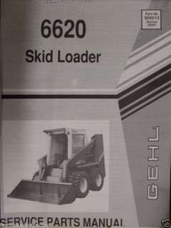 Gehl 6620 Skid Steer Loader Parts Manual  