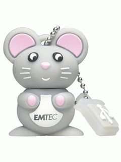  EMTEC M312 Animal Series 4 GB USB 2.0 Flash Drive (Mouse 