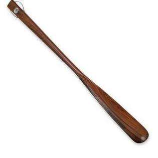   Shoe Horn Teak Stained Rosewood Easy To Use 21 Long For Long Reach