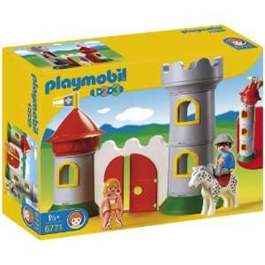 Playmobil My First 1.2.3 Knights Castle  Toys & Games  