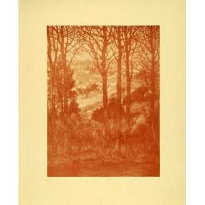  1908 Print Cincinnati Landscape Impressionist England 