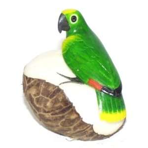  Green Parrot   Tagua Carving