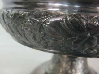 Antique Wilcox Silver Victorian Etched Glass Castor Cruet Condiment 