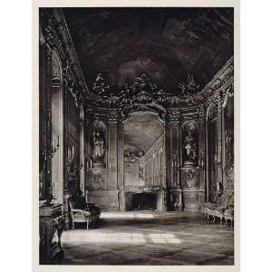  1927 Interior View Golden Gallery Bank of France Paris 