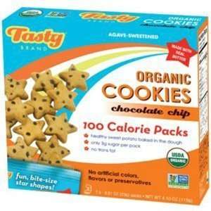 Tasty Brand Cookies Organic Chocolate Chip 4.1 oz. (Pack of 6)