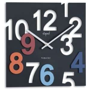  Opal Designer Cut Numbered Dial Clock