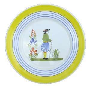   Faience Pottery Henriot 11 Dinner Plate   Man 