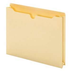 Weis File Jackets, 11 Point, Double Top Tab, 2 Inch Expansion, Letter 