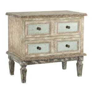 Le Soir French Country Vintage Distressed Chest of Drawers  