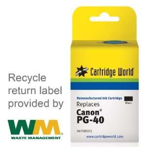   Ink Cartridge Replacement for CANON PG 40 (Black)