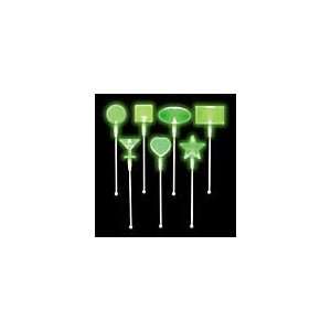  Green L.E.D. Light Up Cocktail Stirrers Health & Personal 