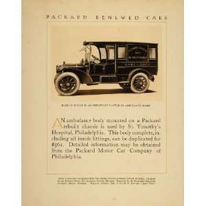  1913 Prints Packard Rebuilt Ambulance Moraine Hotel Bus 
