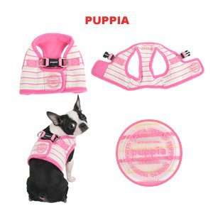  Puppia Yacht Club Vest Harness   Pink Medium (15.35 Chest 