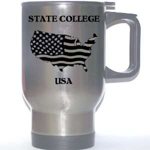  US Flag   State College, Pennsylvania (PA) Stainless Steel 