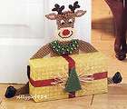   DOORSTOP & SANTA BOTTLE COVER~Plastic Canvas PATTERN ONLY~SEE PICS