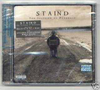 STAIND, THE ILLUSION OF PROGRESS + 2 BONUS TRACKS. FACTORY SEALED CD 