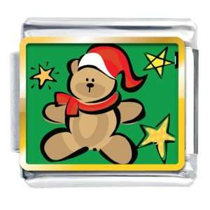  Christmas Teddy Bear Italian Charms Bracelet Link Pugster 