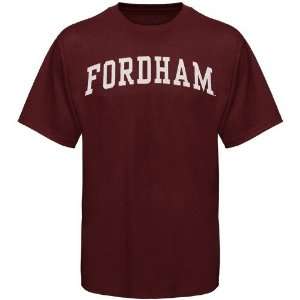  NCAA Fordham Rams Maroon Arched T shirt