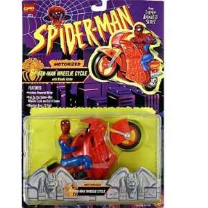  Spider Man (Toy Biz) Spider Man (Wheelie Cycle) Motorized 