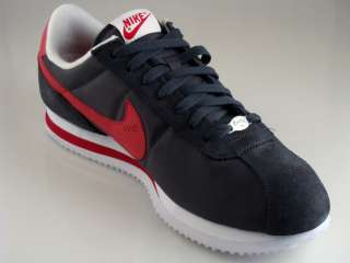 nib Nike Cortez vtg Forrest Gump black red nylon shoes  
