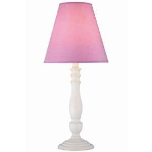  Home Decorators Collection Petite Table Lamp Pink Fabric 