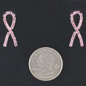   ~ Breast Cancer ~ Pink Ribbon ~ Pink Rhinestones 