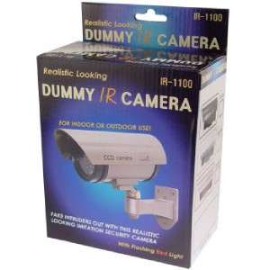 Lot FAKE DUMMY OUTDOOR SECURITY CAMERA ++Light CCTV  