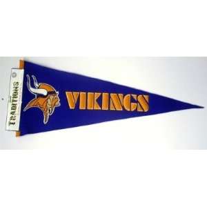  Minnesota Vikings Traditions Pennant 13 x 32 Sports 