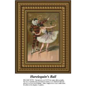  Harlequins Ball, Counted Cross Stitch Patterns PDF 