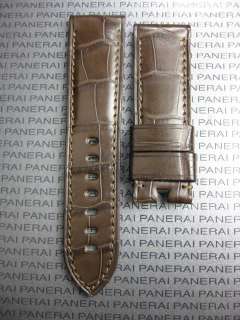 GENUINE ALLIGATOR STRAP BAND 24mm Leather Fit PANERAI  