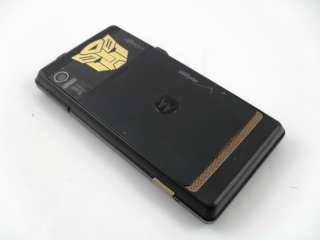 1980s Transformers G1 Gold Metallic Autobot Logo Cell Phone (Mobile 